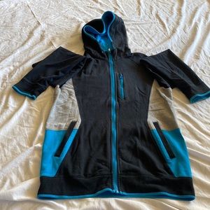 Lululemon Men’, Vintage, Cotton & Nylon Zippered Hoodie.